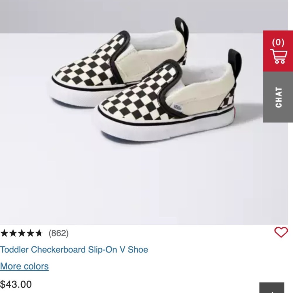 Vans Slip On V Shoe